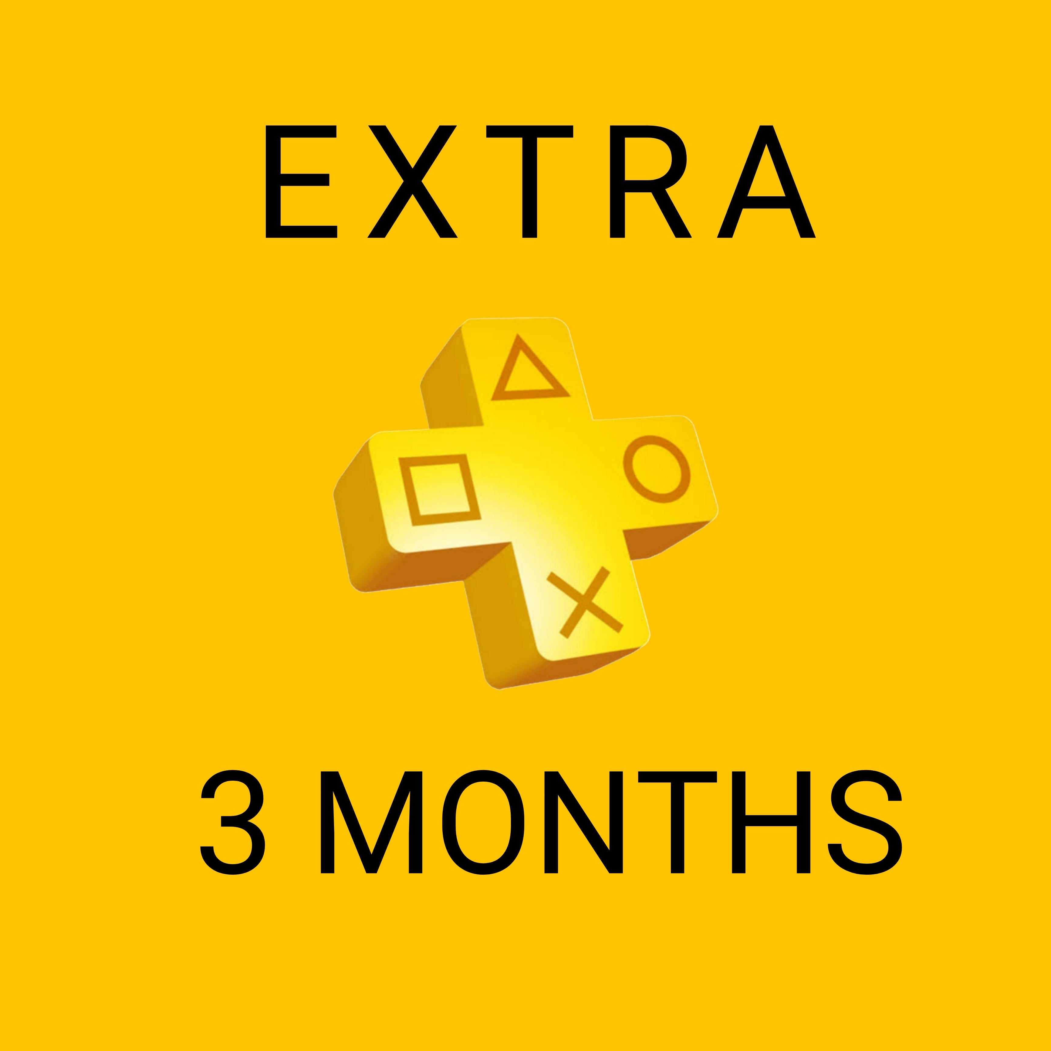 PlayStation Plus 3 Months Extra [Digital account]